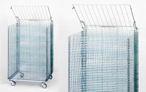 DWORSCHAK drying racks / drying rack trolleys with 50 trays